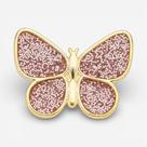 Pin Borboleta Rosa Glitter Pin Borboleta Rosa Glitter