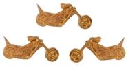 Pin Broche Botton Moto Easy Rider - 3un - 3cm