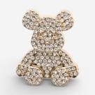 Pin Chinelo Urso Com Strass