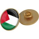 Pin con Emblema Nacional de la Bandera Palestina de Metal 2,5 cm para Ropa