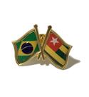 Pin Da Bandeira Do Brasil X Togo