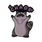 Pin De Esmalte De Desenho Animado De Guaxinim, Broche De Animal Fofo, Emblema Para Lapela E Mochila,