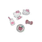 Pin infantil feminino clog.crocs hello kitty elevated 5pct 10010555