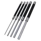 Pin Punch Set Performance Tool W758 5 peças de aço carbono de 20 cm Pin Punch Set Performance Tool W758 5 peças de aço carbono de 20 cm