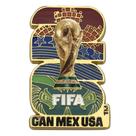 Pin Wagon International Copa do Mundo FIFA 2026 39 mm em zinco