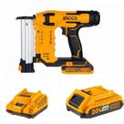 Pinador Ingco 20V P20s Sem Fio para Concreto e Pino ST18 Profissional