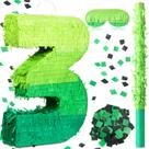 Piñata Decorations WinnerWhy Number Piñata Gradient Green 41 cm