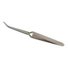 Pinça Aço Inixidável Cílios Volume Russo Curva 11,8cm Prata