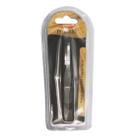 Pinça Aço Inox Ponta Reta - Meikki
