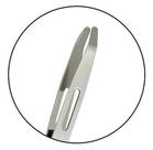 Pinça Arredondada Profissional para Sobrancelhas TW-R31130 Klass Vough