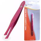 Pinça Clássica Reta Rosa NYBC Beauty - Ponta reta e precisa para uma remoção eficaz