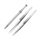 Pinça De Diamante Para Joias E Pedras Preciosas, Ferramenta De Agarrar Contas E Esferas, 1/2/3 Peças