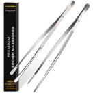 Pinça de pinça Tangoowal 30cm de aço inoxidável 2 peças