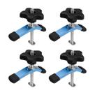 Pinça de retenção T-Track Mini POWERTEC 71389-P2, conjunto de 4 Pinça de retenção T-Track Mini POWERTEC 71389-P2, conjunto de 4