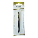 Pinça de Sobrancelha Aço Inox Esterilizável Profissional Ponta Reta Dourada - Sekich Pinça de Sobrancelha Aço Inox Esterilizável Profissional Ponta Reta Dourada - Sekich