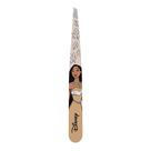 Pinça de sobrancelha inclinada Tweezerman Pocahontas para mulheres/homens