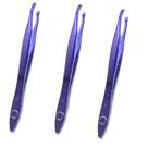 Pinça De Sobrancelha Profissional Nzx Azul 3 Unidades Pinça De Sobrancelha Profissional Nzx Azul 3 Unidades