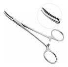 Pinça mixter 14cm curva em aço inoxidavel