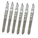 Pinça Para Sobrancelha Profissional Nzx Prata Atacado 6 Uni Pinça Para Sobrancelha Profissional Nzx Prata Atacado 6 Uni