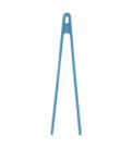 Pinça Pegador Multiuso de Silicone 22cm Azul Oikos