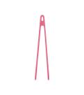 Pinça Pegador Multiuso de Silicone 22cm Rosa Oikos