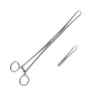 Pinça Pozzi Cirúrgica 24cm P Colo Uterino Aço Inox