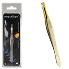 Pinça profissional Sobrancelha e cilios ponta diagonal Macrilan pi-1 aço resistente aparar pelos fac Pinça profissional Sobrancelha e cilios ponta diagonal Macrilan pi-1 aço resistente aparar pelos fac