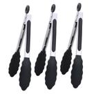Pinças de cozinha MSY BIGSUNNY Conjunto de 3 mini pinças de cozinha de 7 polegadas