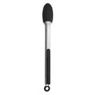 Pinças de travamento Messermeister revestidas de silicone 30 cm pretas