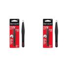 Pinças Revlon Expert para depilação de sobrancelhas em aço inoxidável