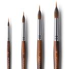 Pincéis de aquarela Fuumuui Professional Extended Needle 4 unidades Pincéis de aquarela Fuumuui Professional Extended Needle 4 unidades