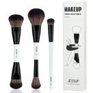 Pincéis de Maquiagem Jessup Blue T503 - Veganos - 3 Peças Dupla Ponta