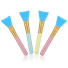 Pincéis de máscara facial de silicone Cuttte Flexible Facial 4 unidades