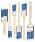 Pincéis de pintura Bates Choice, pacote com 6 pincéis angulares de 2,54-3,81-5,08 cm