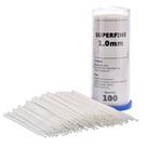 Pincéis de retoque de pintura TCP Global 100 descartáveis de 1,0 mm