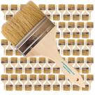 Pincéis Pro Grade Chip, 4 polegadas, pacote com 96, marrom claro