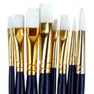 Pincéis Winsor & Newton 08 Peças Acrílico e Óleo