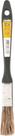 Pincel 1.1/2" cerdas gris cabo plástico para tintas latéx e acrílica vd700 - Vonder