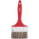 Pincel 4" cerda gris cabo plástico para tintas latéx e acrílica - Nove54