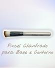 Pincel Chanfrado 2 em 1: Base e Contorno