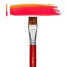 Pincel Chato Curto Orelha Boi Longo Vermelho 421-16 Condor