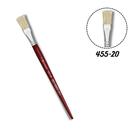 Pincel Condor 455-20 Chato Plano Cerda Alvejada Cabo Curto
