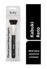 Pincel Contorno Reto Nº 03 Katy Kabubi Cerdas Nylon Macias, Sem Marcas na Pele, Aplicação Precisa em Maçãs do Rosto, Mandíbula e Têmporas