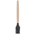 Pincel Culinario Silicone Cabo Bambu Utensílio Cozinha 27cm