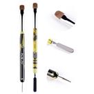 Pincel de arte para unhas KADS Kolinsky Sable Manicure acrílico de 2 vias