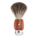 Pincel de barbear MÜHLE VIVO Plum Wood Pure Badger para homens