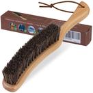 Pincel de fiapos TAKAVU para roupas com cerdas de pelo de cavalo 100% macias Pincel de fiapos TAKAVU para roupas com cerdas de pelo de cavalo 100% macias