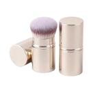 Pincel De Maquiagem Profissional Retrátil Ultra Macio Com Cerdas Sintéticas Para Blush, Base E Pó