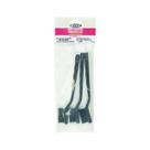 Pincel de pintura Hyde 46640 Nylon Mini Brush, pacote com 3