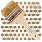 Pincel de pintura Pro Grade Chip de 3 polegadas marrom claro, pacote com 96
